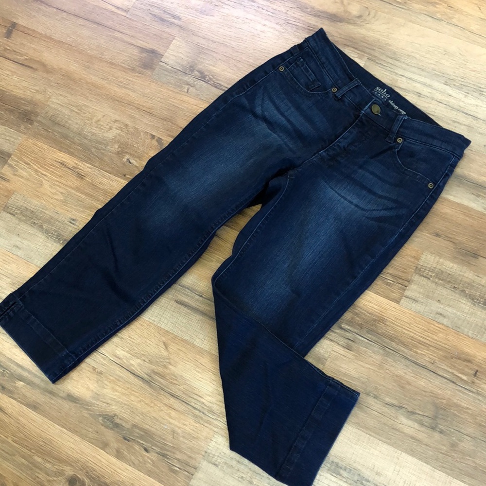 New York and co cropped jeans size 0